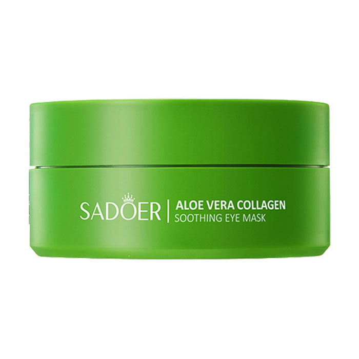Гідрогелеві патчі для шкіри навколо очей Sadoer Aloe Vera Collagen Soothing Eye Mask з алое та колагеном, 80 г, 60 шт